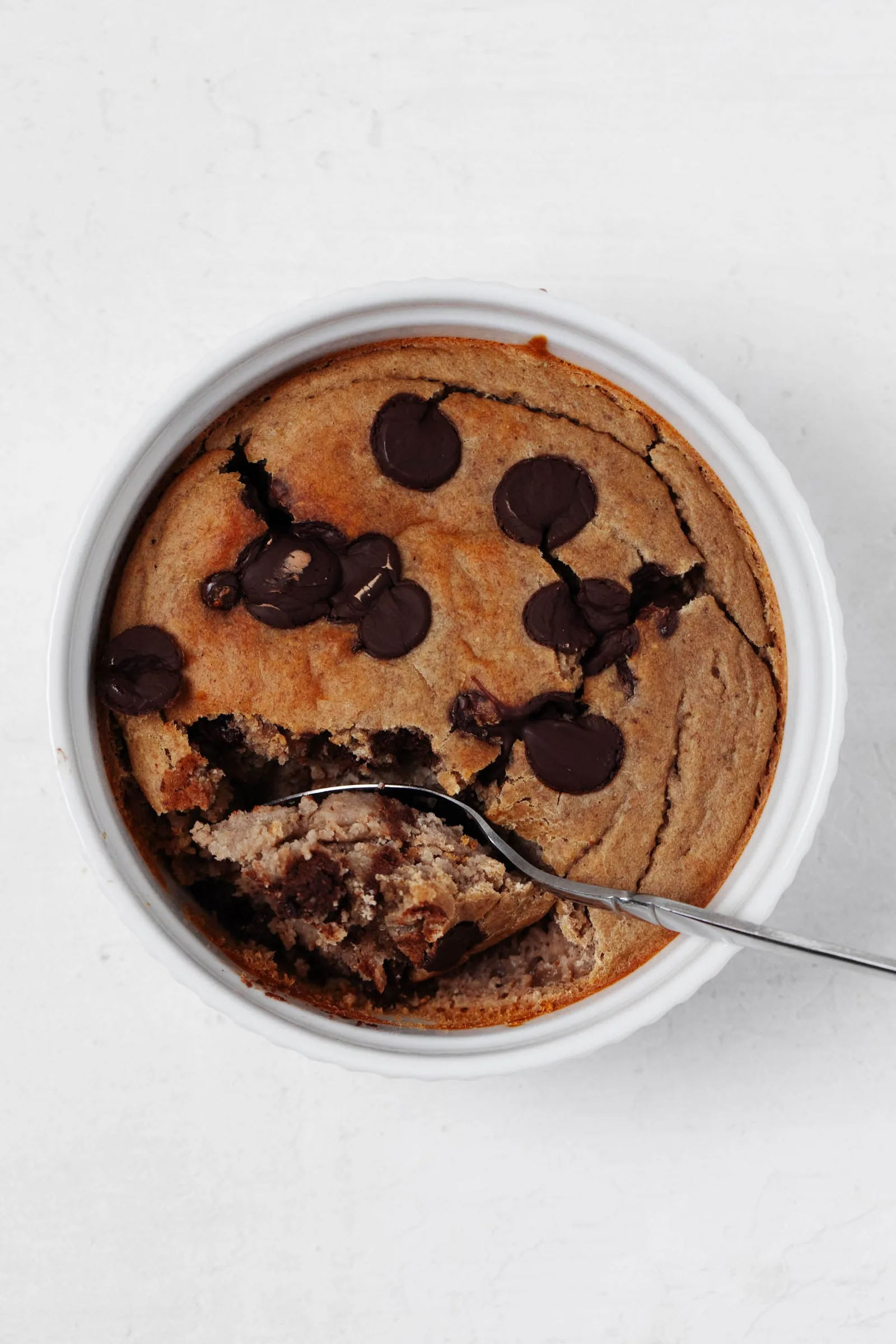 Vegan Chocolate Chip Blended Baked Oats